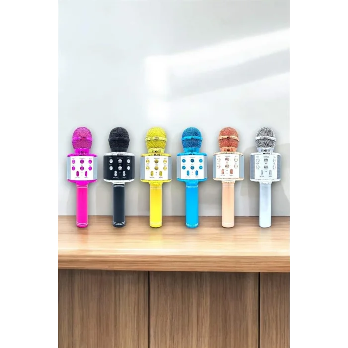 BUĞZ Taşınabilir Bluetooth Karaoke Mikrofon: Hafıza Kart Girişli, Etkileyici Performans - Lisinya