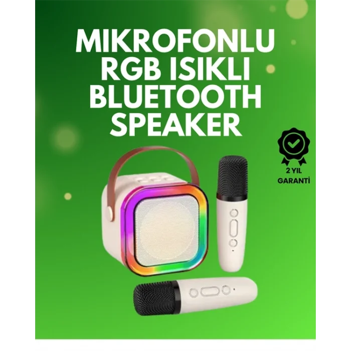BUĞZ Taşınabilir Bluetooth Karaoke Sistemi – Geniş Pil Kapasitesi