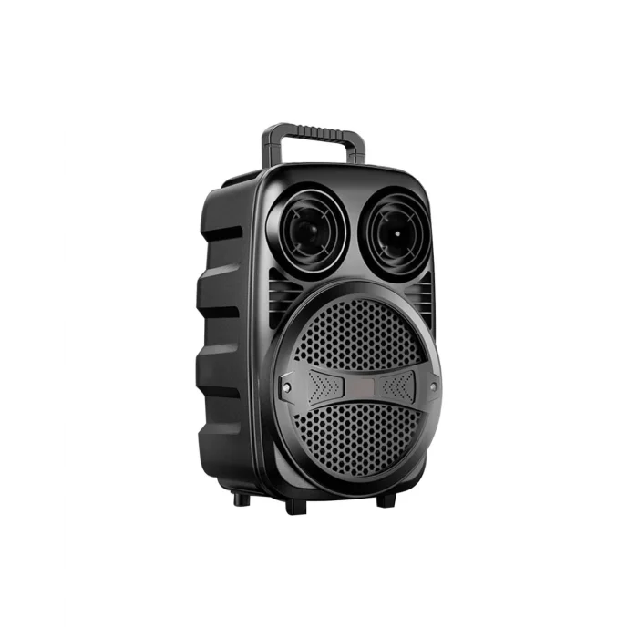 BUĞZ Taşınabilir Bluetooth Speaker Mikrofonlu Karaoke Hoparlör RGB Işıklı 6.5 İnç Güçlü Ses