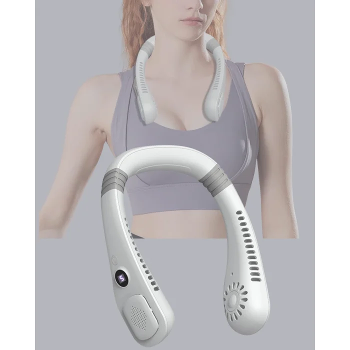 BUĞZ Taşınabilir Boyun Fanı Sessiz Çalışma ve USB Şarj Özellikli