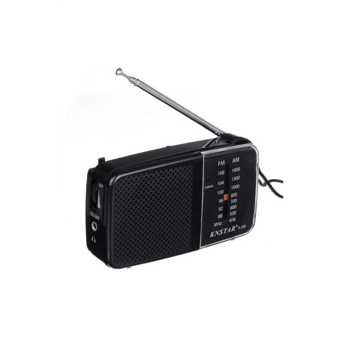 BUĞZ Taşınabilir cep radyosu siyah renk FM radyo bluetooth yok 2 yıl garantili - Elektronik