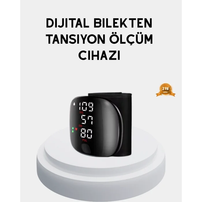 BUĞZ Taşınabilir Dijital Tansiyon Aleti – Bilekten Ölçüm, Aritmi Uyarısı ve Risk Göstergesi
