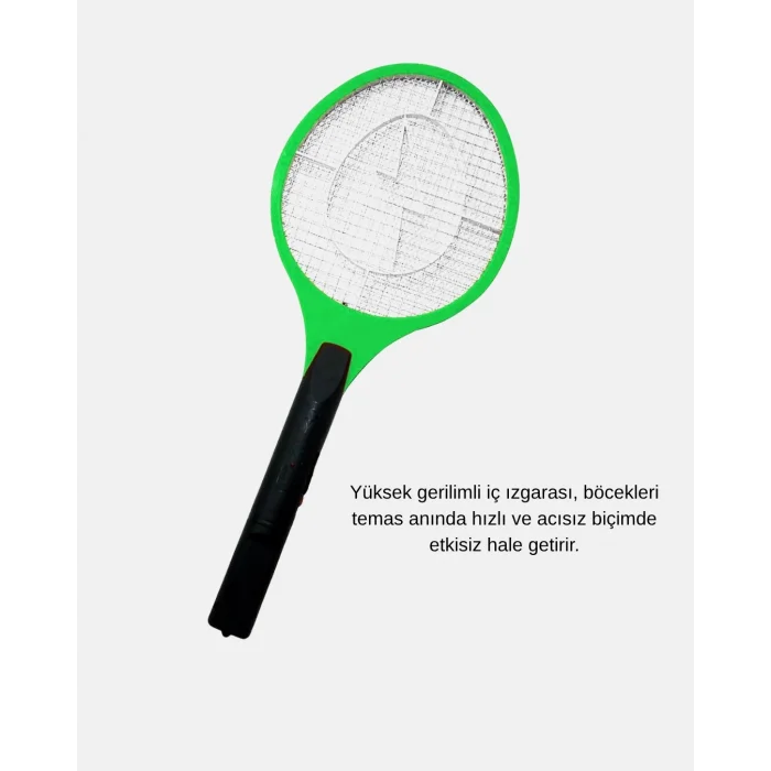 BUĞZ Taşınabilir Elektronik Sineklik – Üç Katmanlı Güvenli Izgara ve Kimyasız Koruma