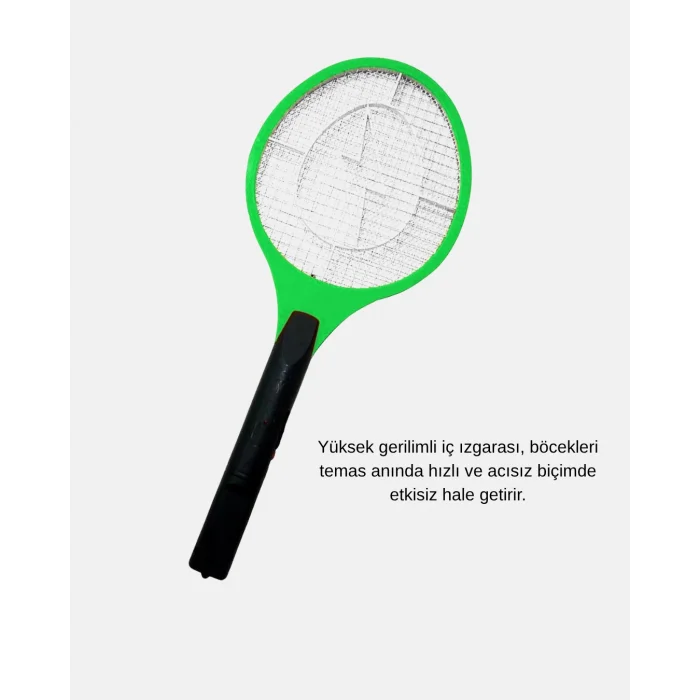 BUĞZ Taşınabilir Elektronik Sineklik – Üç Katmanlı Güvenli Izgara ve Kimyasız Koruma - Lisinya