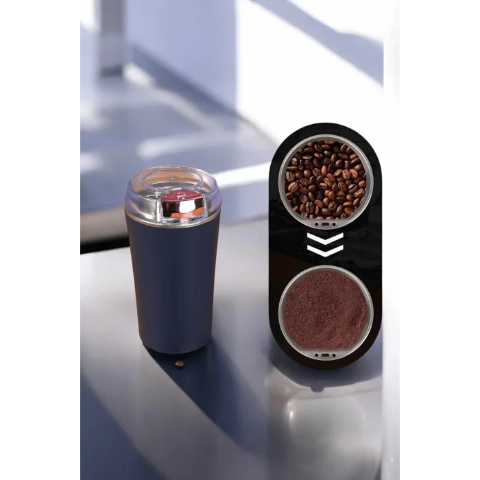 BUĞZ Taşınabilir Kahve & Baharat Öğütücü, Kolay Temizlenebilir ve Uzun Ömürlü Paslanmaz Çelik - BUĞZ