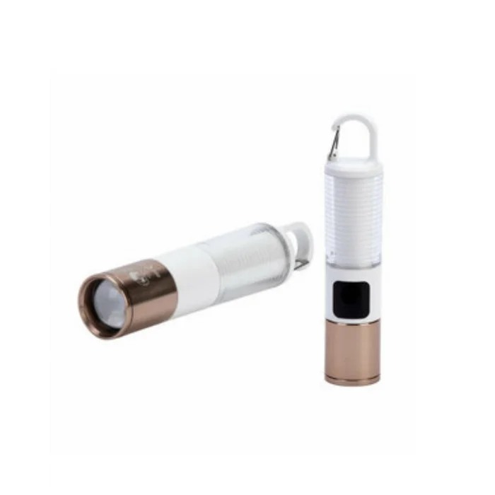 BUĞZ Taşınabilir LED Kamp Feneri USB Şarjlı Yüksek Parlaklık 500 Lümen Güç Göstergeli