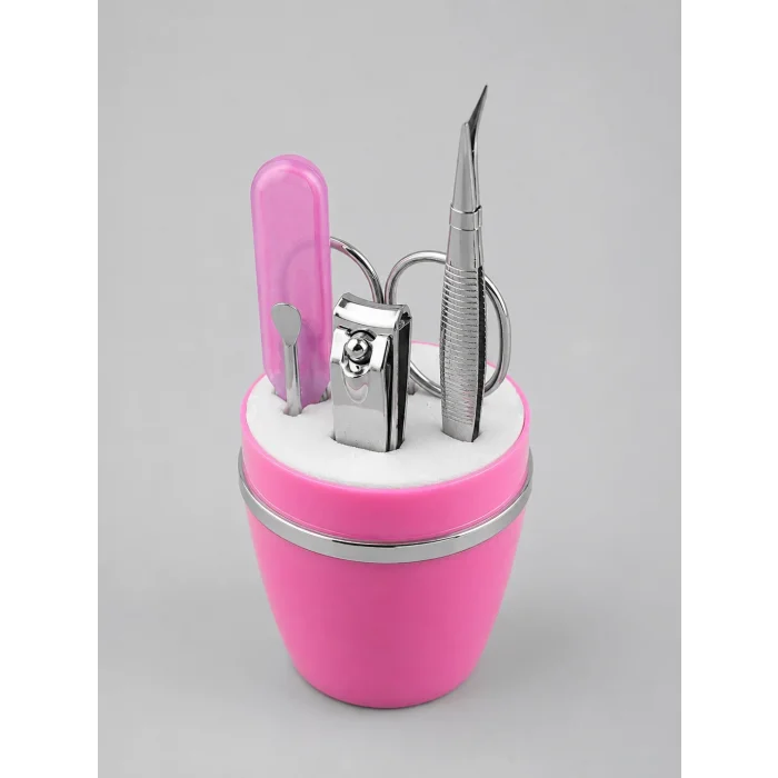 BUĞZ Taşınabilir Manikür Seti Pembe Tırnak Bakım ve Kişisel Bakım Kiti