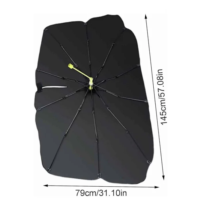  Taşınabilir Oto Cam Güneşliği Katlanabilir Tüm Araçlara Uyumlu Güneş Gölge Koruyucu