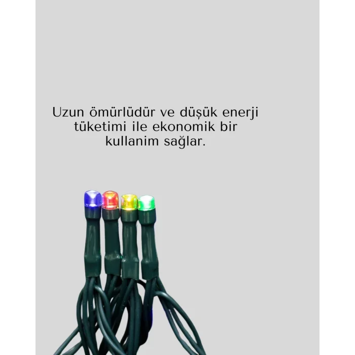 BUĞZ Taşınabilir Pil İle Çalışan LED Işık – 2x2 Metre Perde Modeli - Lisinya