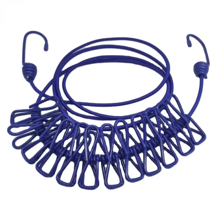  Taşınabilir Pratik Mandallı Çamaşır İpi