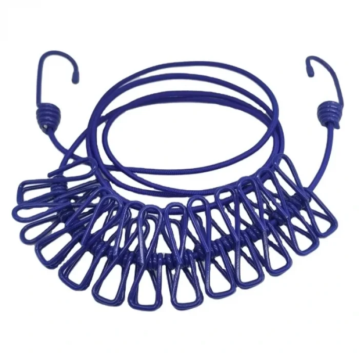 BUĞZ Taşınabilir Pratik Mandallı Çamaşır İpi