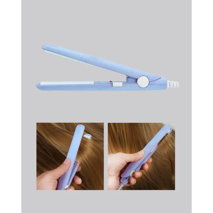 BUĞZ Taşınabilir Seramik Kaplama Mini Saç Düzleştirici – Seyahat ve Günlük Kullanım İçin İdeal