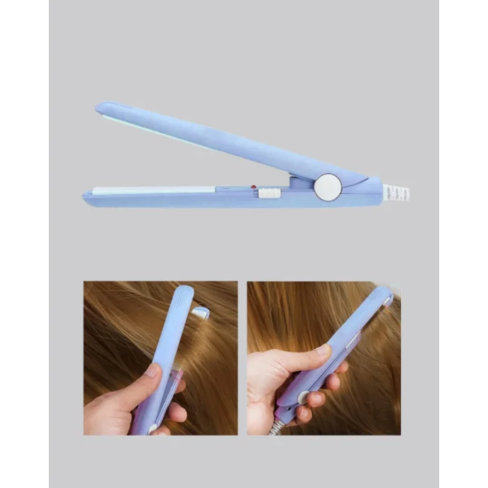 BUĞZ Taşınabilir Seramik Kaplama Mini Saç Düzleştirici – Seyahat ve Günlük Kullanım İçin İdeal - Lisinya