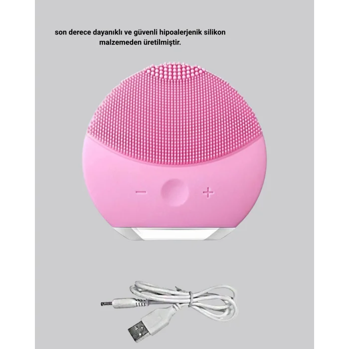 BUĞZ Taşınabilir Silikon Masaj Aleti – Derin Temizlik, Yüz ve El Kullanımına Uygun - Lisinya