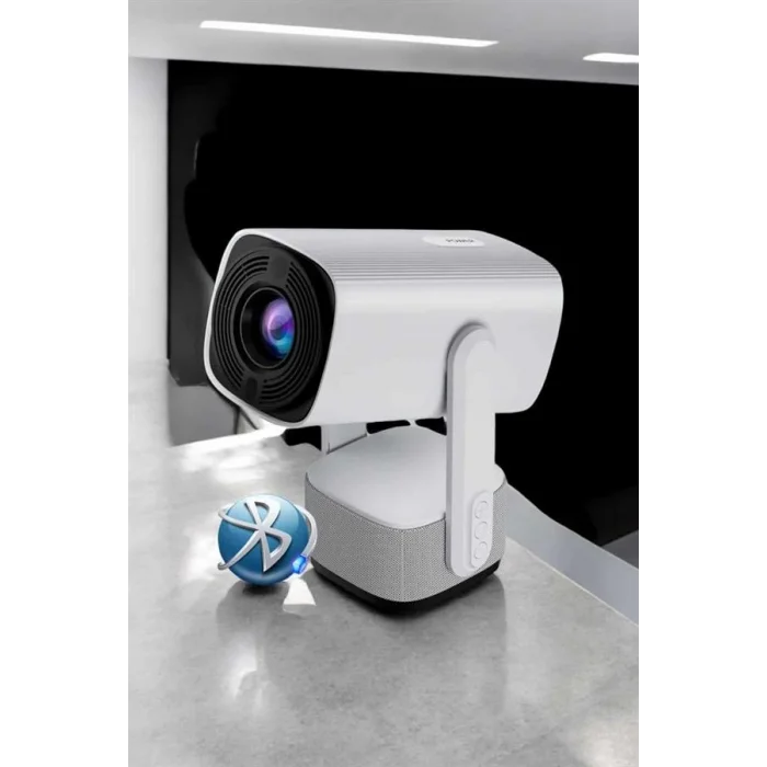 BUĞZ Taşınabilir Sinema Oyun Projektörü Akıllı Projeksiyon Android 11 - Lisinya