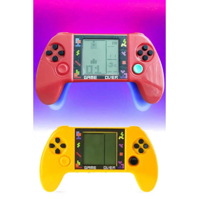BUĞZ Taşınabilir Tetris Oyun Konsolu Renkli Retro Oyun Aleti Çocuklar İçin Eğlenceli Mini Konsol