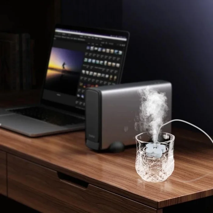 BUĞZ Taşınabilir USB Şarjlı Mini Hava Nemlendirici Her Yerde Taze ve Nemli Hava