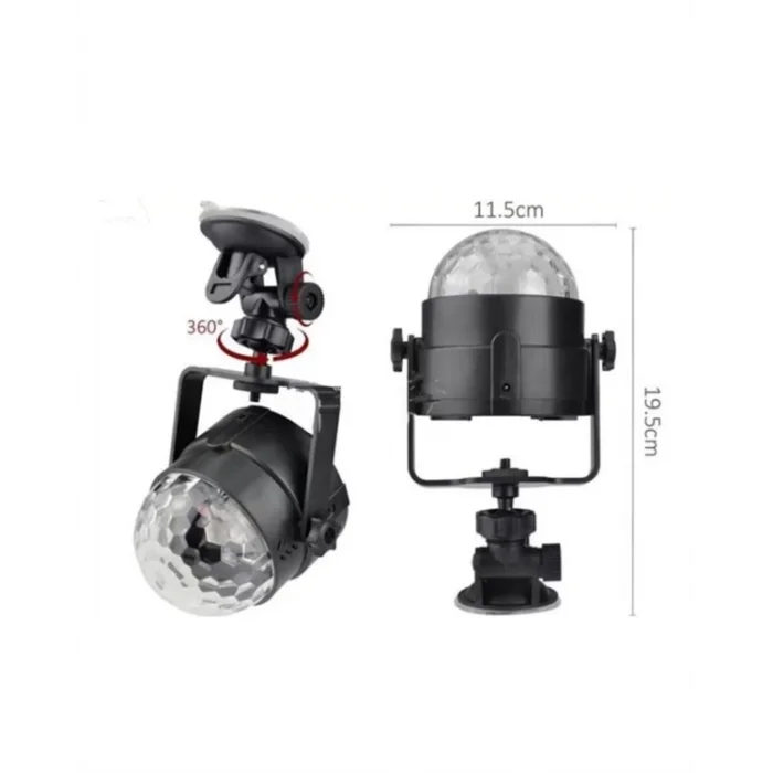  Taşınabilir ve Dayanıklı Plastik Kristal LED Disko Işığı