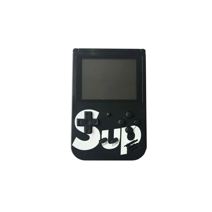 BUĞZ Taşınabilir video oyun konsolu 3 inç ekran 400 yüklü oyunlu mini atari siyah 2 oyunculu