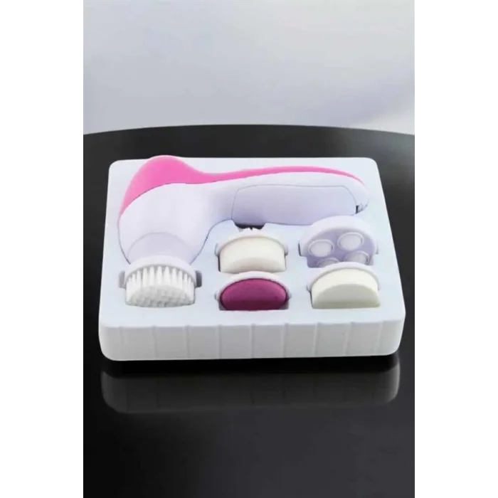  Taşınabilir Yüz Temizleme Cihazı Masaj, Peeling, Temizlik 5 Başlıklı