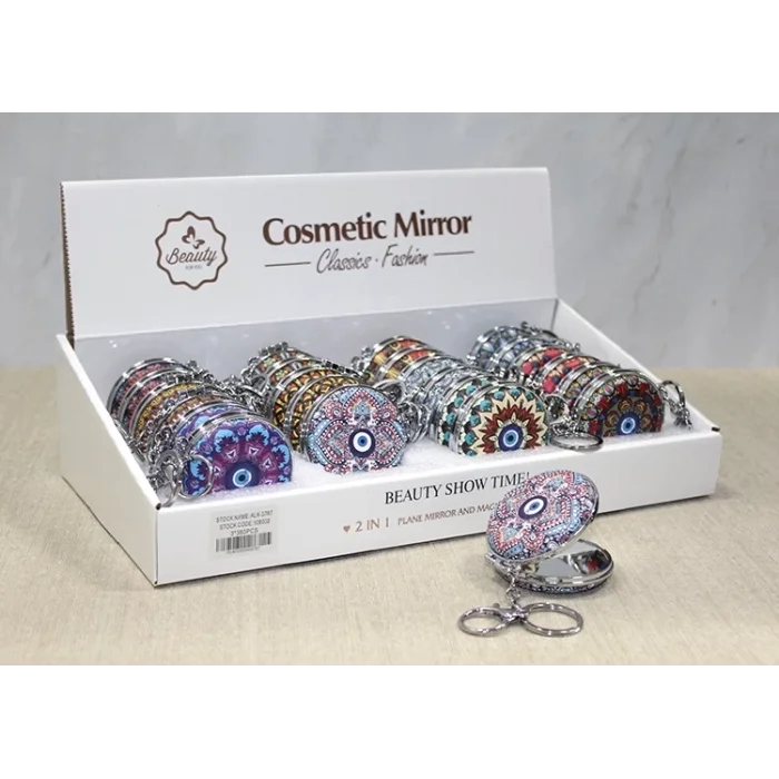 BUĞZ Taşlı El Aynası Anahtarlık Alk3767