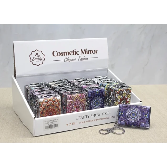 BUĞZ Taşlı El Aynası Anahtarlık Alk3770