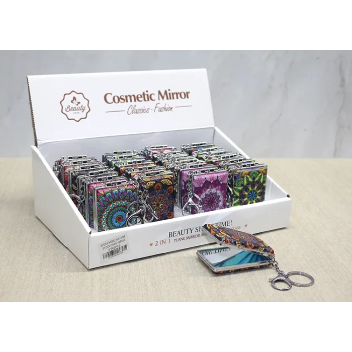 BUĞZ Taşlı El Aynası Anahtarlık Model 3