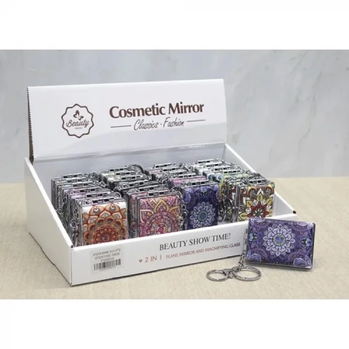  Taşlı El Aynası Anahtarlık Model 5