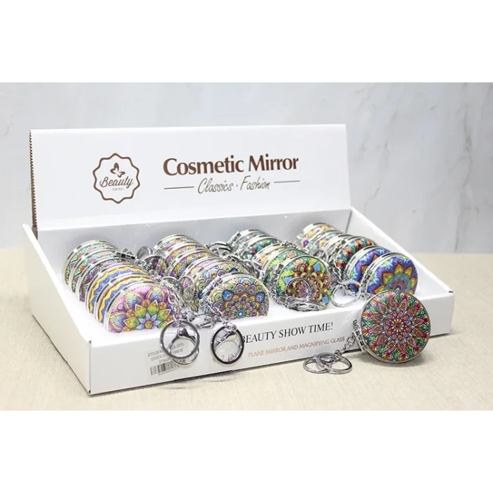 BUĞZ Taşlı El Aynası Anahtarlık Model 6