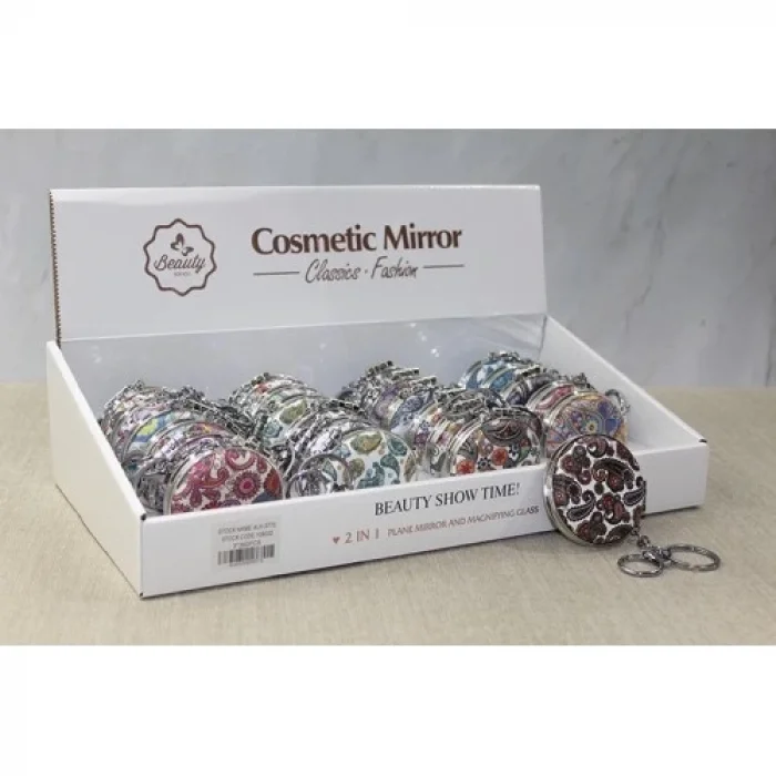  Taşlı El Aynası Anahtarlık Model 8