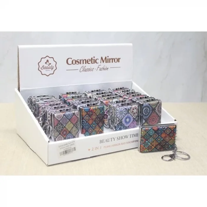  Taşlı El Aynası Anahtarlık Model 9