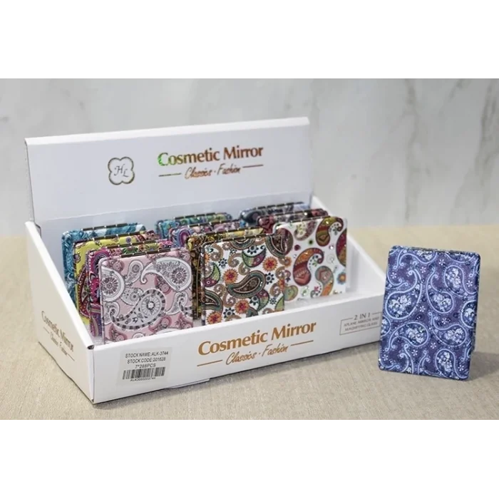 BUĞZ Taşlı El Aynası Dikdörtgen İnce Alk3744