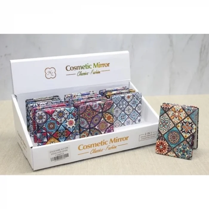  Taşlı El Aynası Dikdörtgen İnce Model 6