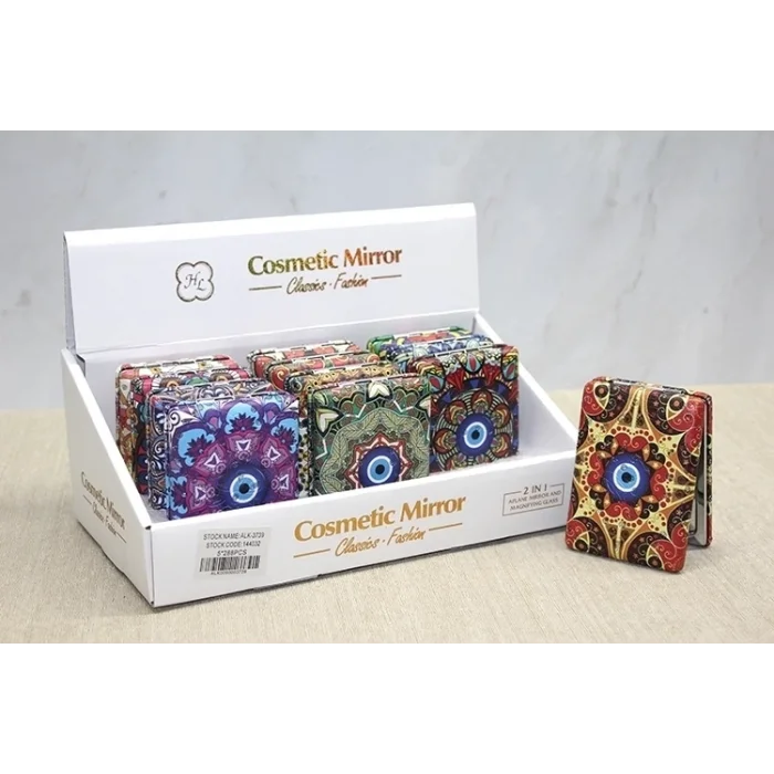 BUĞZ Taşlı El Aynası Dikdörtgen Kalın Alk3739