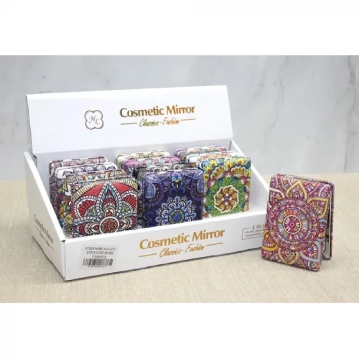  Taşlı El Aynası Dikdörtgen Kalın Model 1