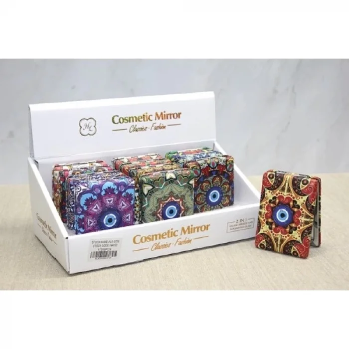  Taşlı El Aynası Dikdörtgen Kalın Model 2