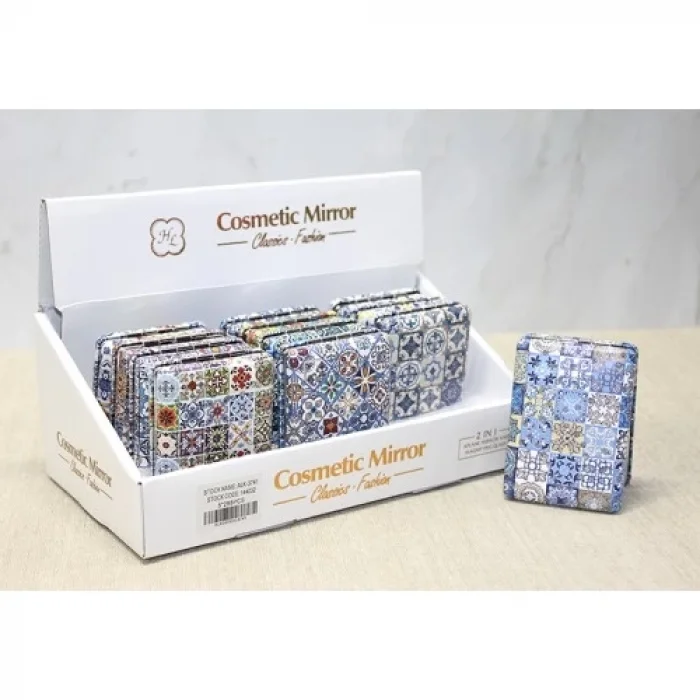  Taşlı El Aynası Dikdörtgen Kalın Model 3