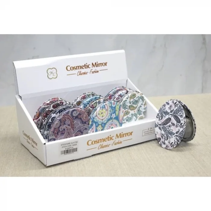  Taşlı El Aynası Oval İnce Model 2