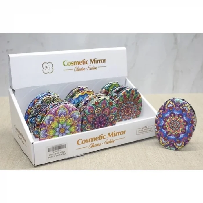  Taşlı El Aynası Oval İnce Model 3