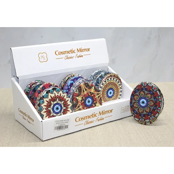 BUĞZ Taşlı El Aynası Oval İnce Model 5