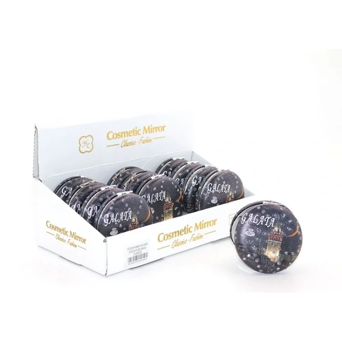 BUĞZ Taşlı İstanbul Tasarımı El Aynası Kalın Model 6