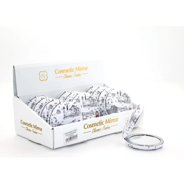 BUĞZ Taşlı İstanbul Tasarımı El Aynası Kalın Model 7