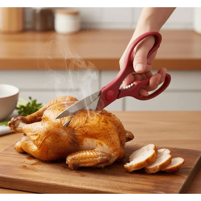 BUĞZ Tavuk Makası Paslanmaz Et ve Tavuk Doğrama Makası