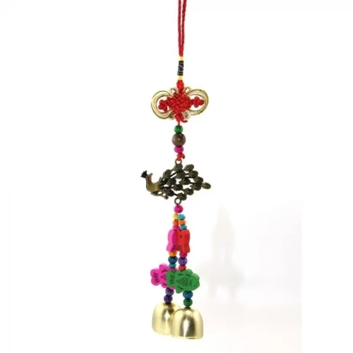  Tavuskuşu Renkli Rüzgar Çanı