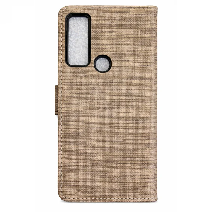 BUĞZ Tcl 20 Se Trend S Plus Kapaklı Kılıf - Kahverengi