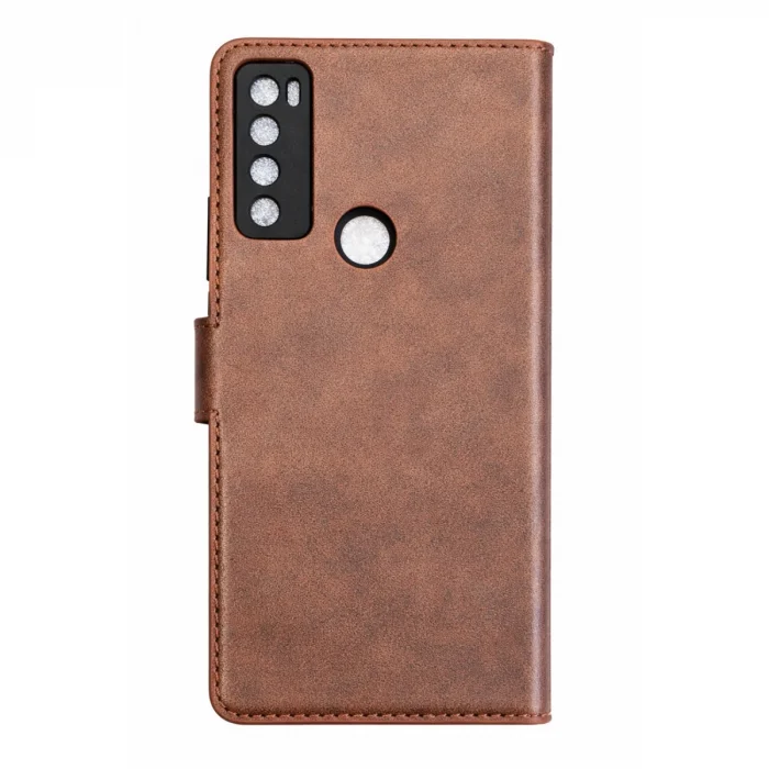 BUĞZ Tcl 20 Se Trend S Plus Kapaklı Kılıf - Taba