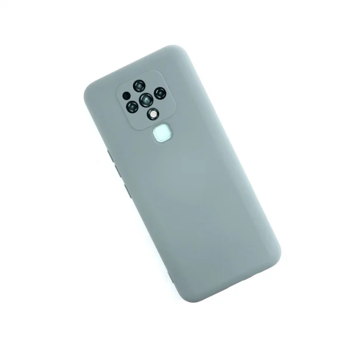 BUĞZ Tecno Camon 16 Kılıf Nano İçi Kadife Silikon - Buz Mavisi