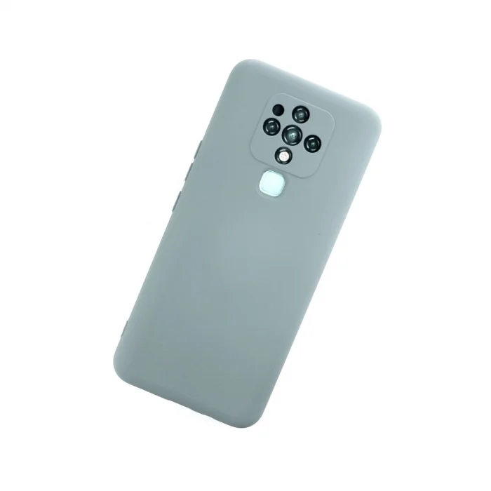 BUĞZ Tecno Camon 16 Kılıf Nano İçi Kadife Silikon - Buz Mavisi