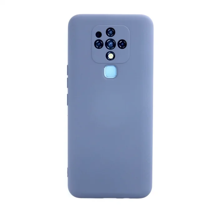 BUĞZ Tecno Camon 16 Kılıf Nano İçi Kadife Silikon - Gri