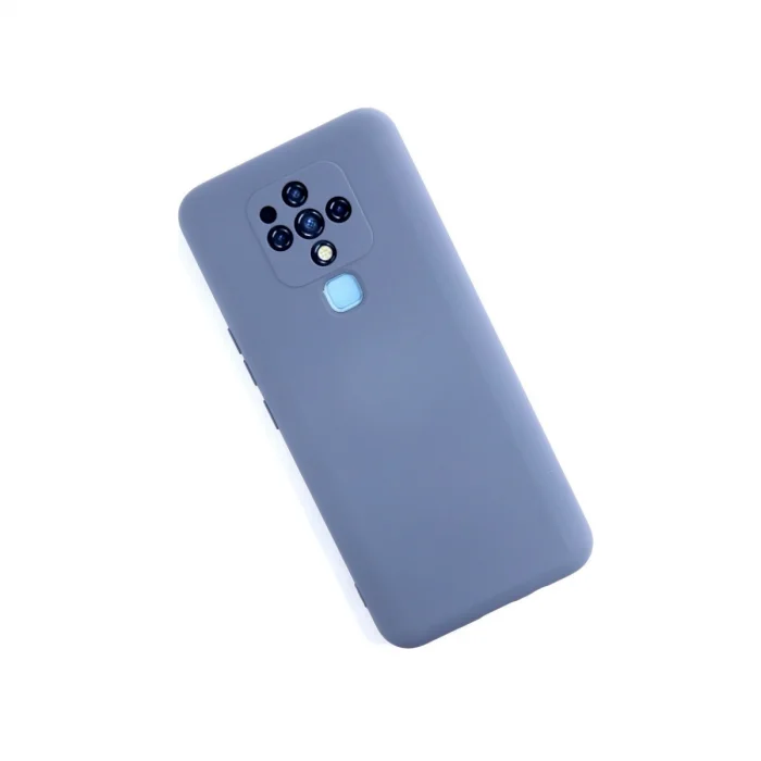BUĞZ Tecno Camon 16 Kılıf Nano İçi Kadife Silikon - Gri